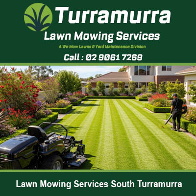 Beautifully striped lawn with professional mowing finish in South Turramurra NSW